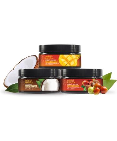Buy Desert Essence Fresh Mango Body Butter 7.5oz | Hyaluronic Acid & Coffee Oil | Deeply Moisturizing Nourishing Antioxidant Blend - Buy Online on SooperMarket.com