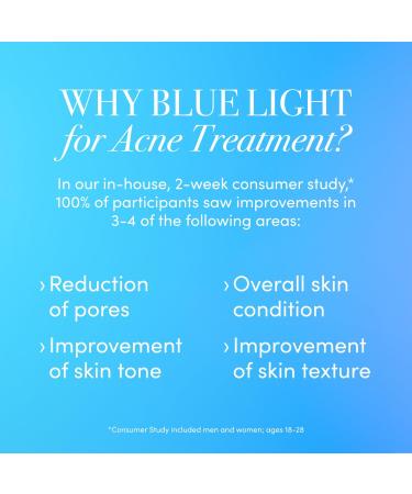 LED Technologies Lux Collection Soniqu Sonic Facial Cleansing Brush | Acne & Wrinkle Reduction | Red & Blue Light Therapy | International Shipping - Buy Online on SooperMarket.com