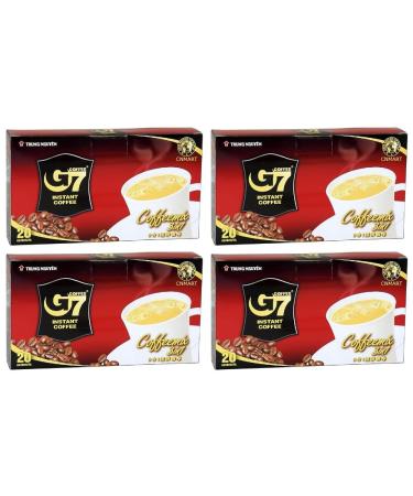 CNMART Trung Nguyen G7 Instant Coffee Vietnamese Coffee Mix 3 in 1 320g (Pack of 4) Coffeemix 1.28 kg (Pack of 1)