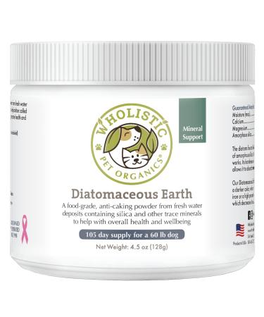 Wholistic Pet Organics Diatomaceous Earth Wormer 4.5 oz