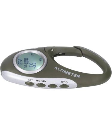 Fockety Multifunctional Digital Altimeter - Portable Hook Design Barometer Weather Forecast Clock Temperature & Height Display for Hiking - Buy Online on SooperMarket.com
