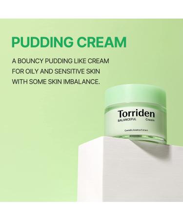 Torriden BALANCEFUL Cica Cream - Hydrating & Soothing Moisturizer with 5 Centella Asiatica Extracts for Oily, Combo, and Sensitive Skin - Buy Online on SooperMarket.com