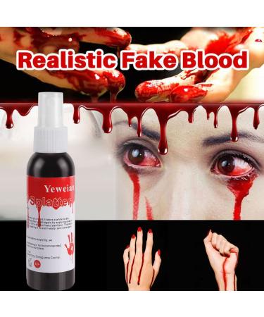 Yeweian Fake Blood Spray 2.1oz - Washable SFX Makeup for Halloween Costume - 1 Pack - Buy Online on SooperMarket.com