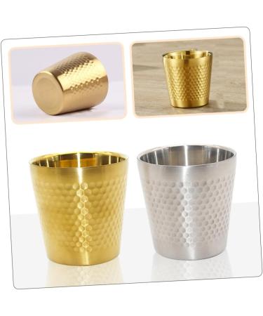 Angoily Stainless Steel Shaving Bowl Set - 4 Pieces Shaving Soap Cup & Razor Shaver - 304 Grade for Men International Shipping Available - Buy Online on SooperMarket.com