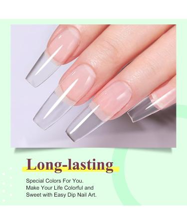 French Manicure Starter Kit 28g Box - Clear Dipping Powder for Pink & White Dip Nails - HJ-ND064B - Buy Online on SooperMarket.com