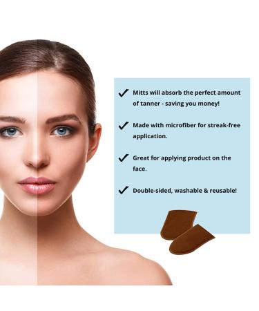Tan Physics Self Tanner 8 Fl Oz - Includes Face & Body Mitts Black Exfoliation Gloves Travel Bag | True Color Sunless Tanner - 6 Piece Set - Buy Online on SooperMarket.com