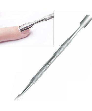 Wishbeauty Stainless Steel Dual Tool Cuticle Pusher - Manicure Pedicure Nail Cleaner - Buy Online on SooperMarket.com