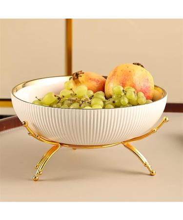 Kitchen Countertop Fruit Rack Fruit Basket Ceramic Fruit Bowl Modern Fruit Basket for Fruit Vegetables Breads Snacks Practical Fruit Holder Storage for Kitchen Counter Fruit Trays for Party (Color - Buy Online on SooperMarket.com