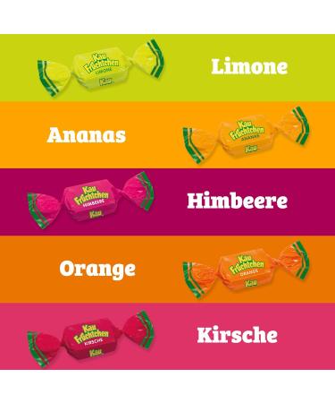 Kaufr chtchen Chewy Sweets 1000g Bulk Pack | Five Fruity Flavours - Buy Internationally! - Buy Online on SooperMarket.com