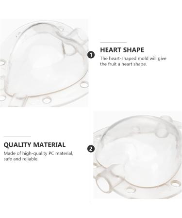SUPVOX 15 Pcs Fruit Shaping Vegetables Growth Molds Vegetable Growing Molds Watermelon Heart-Shaped 4.5x4cmx3pcs Whitex3pcs - Buy Online on SooperMarket.com