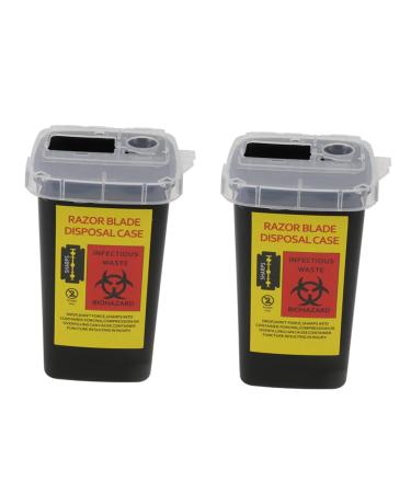Beavorty 10 STK Klinge Storage Box | Disposable Container for Used Razor Blades & Broken Blades | Safe Plastic Lip & Mussel Shell Design - Buy Online on SooperMarket.com