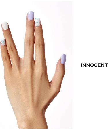 NAILOG Semi Cured Gel Nail Strips 34 pcs Salon-Quality Gel Nail Stickers Long Lasting Nail Wraps for Women with Soft Gel Finish (Innocent) - Buy Online on SooperMarket.com