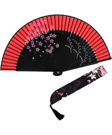 ABOOFAN 3pcs Silk Hand Fan Wedding Fans Foldable Fan Mini Japanese Style Fan Japanese-Style Miss Folding Fan As Shownx3pcs Size 1x3pcs - Buy Online on SooperMarket.com