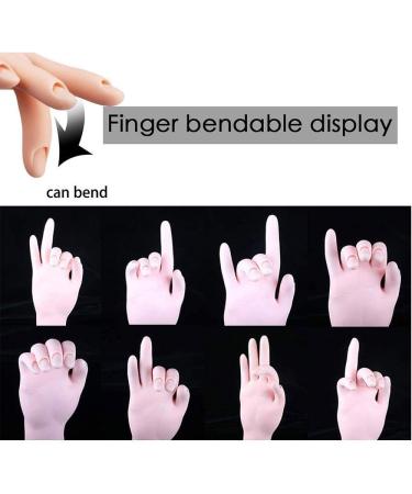 Buqikma Flexible Movable Nail Practice Hand for Manicure Training - Pack of 1 - Buy Online on SooperMarket.com