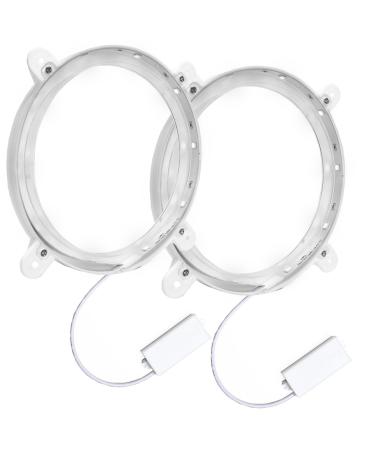Play Platoon Cornhole Lights for Hole - LED Cornhole Lights Fit for Standard Cornhole Boards and Cornhole Bags, 2 Pack White