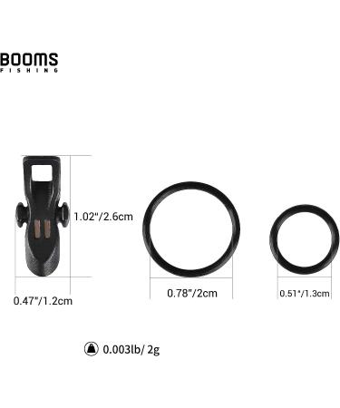 Booms Fishing HK1 Magnetic Hook Keeper Black - Pack of 4 - Buy Online on SooperMarket.com