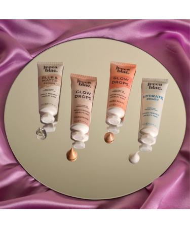 Jecca Blac Glow Drops Skin Primer - Vegan & Cruelty Free, Lightweight Formula for Longlasting Base Makeup - Rose Pearl - Buy Online on SooperMarket.com