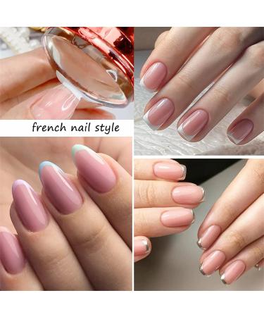 Dornail Clear Silicone French Nail Stamper Kit - Manicure Nail Art Tools - Buy Online on SooperMarket.com