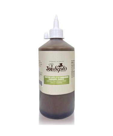 Joe & Seph's Toffee Apple & Cinnamon Caramel Sauce (1x1kg) | 2 Star Great Taste Award caramel drizzle ice cream sauce caramel sauce for coffee vegetarian home baking cakes Toffee Caramel 1kg