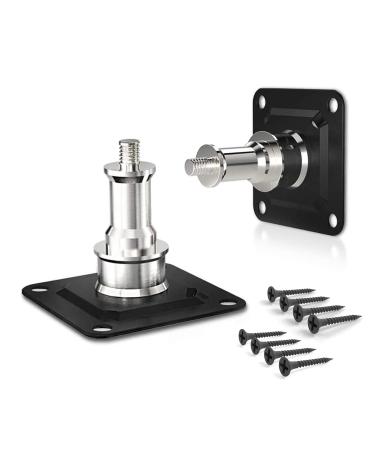 LimoStudio 2-Pack Wall and Ceiling Mount with 5/8 Stud and 1/4" Thread with Screws for Photo Studio and Video Shooting, AGG2801 2PACK