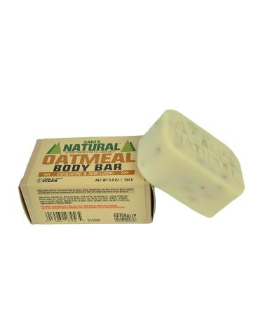 Sam's Natural Oatmeal Body Scrub Soap - Vegan & Cruelty-Free Bar Soap - America's Favorite Natural Body Scrub - Buy Online on SooperMarket.com