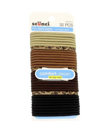 Scunci No Damage Elastics - Comfort Classic All Day Hold - 32 Pack - Buy Online on SooperMarket.com