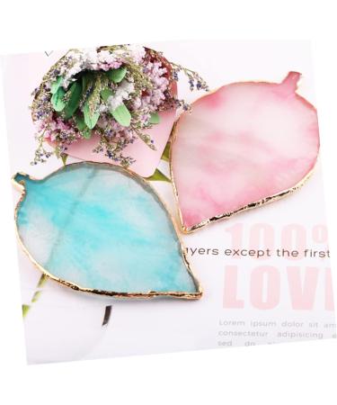 minkissy Nail Art Painting Gel Palette Nail Art Polish Holder Manicure Palette Resin Makeup Palette Manicure Nail Palette Nail Art Display Color Display Plate Resin Palette Cosmetic Tool 9.5*8*1cm - Buy Online on SooperMarket.com