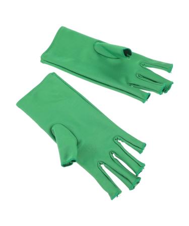 Healeved 3 Pairs Nail Gloves Manicure Tools Elastic Spandex Mittens