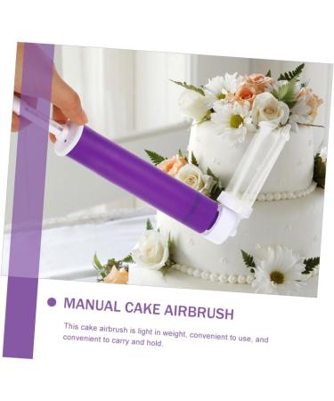 CRAFTHROU 2pcs Cake Sprayer Cake Coloring Spray Manual Cake Coloring Airbrush Cake Pump Sprayer Plastic Purple - Buy Online on SooperMarket.com