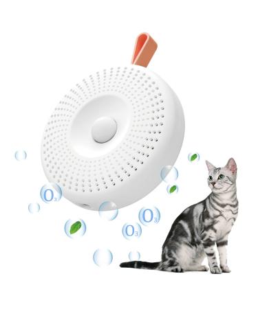 Holzsammlung Cat Litter Deodorizer Litter Box Odor Eliminator for All Kinds of Cat Litter Box Pets Room Wardrobe Kitchen Shoe Cabinet Toilet and Small Area Smart Deodorization Dust-Free A03-2600mAH