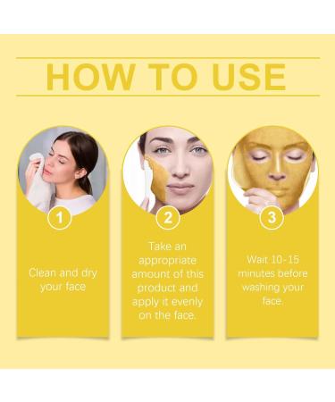 Teksome Face Peeling Facial Film - Face Tightening Peel Film - Facial Hydration Tightening Cream Brightening Golden Sleep Film For Men Women - Buy Online on SooperMarket.com
