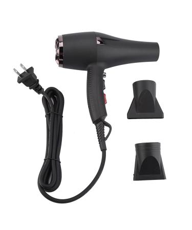 Blow Dryer with 2 Nozzle 2000w Hot Cold Wind Hair Dryer Household Electric Blower for Hair Styling for Women Curly Hair(US Plug 110V)