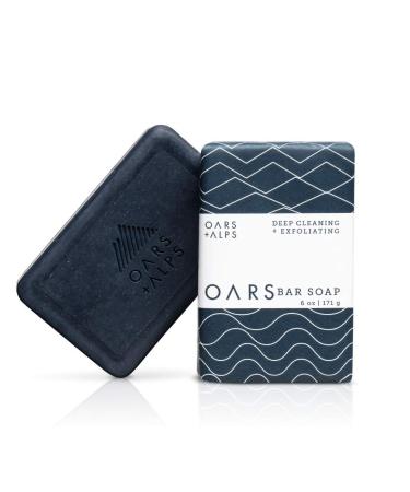 Oars + Alps Exfoliating Bar Soap  Dermatologist Tested Skin Care  Hydrates with Shea Butter  Vegan and Gluten Free