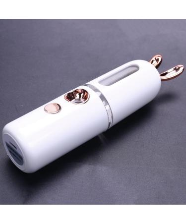 New Mini USB Rechargeable Nano Hydrator Sprayer Women Beauty Instruments Home Use Humidifier Face Steamer Easy Install Easy to Use White - Buy Online on SooperMarket.com