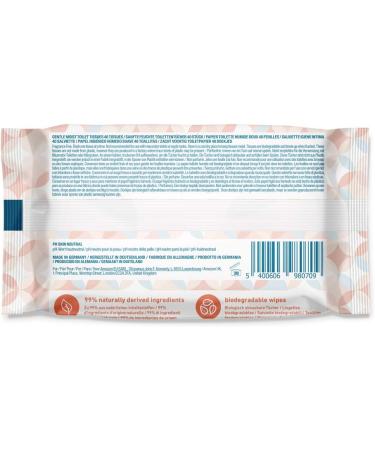 Amazon Brand Presto! Wet Wipes - Gentle Flushable Unscented 240 Count (6 Packs of 40) | International Shipping Available - Buy Online on SooperMarket.com