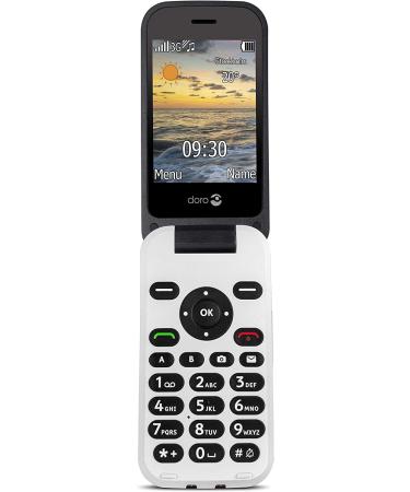 Doro 6620 Unlocked 3G Clamshell Big Button Mobile Phone for Seniors | Purple UK/Irish Version with SOS Button, GPS, Talking Keys & Charging Cradle - Buy Online on SooperMarket.com