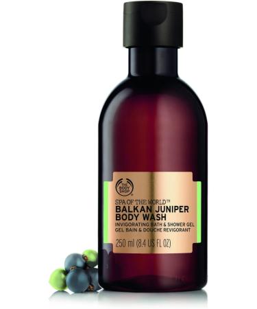The Body Shop Spa of the World Balkan Juniper Body Wash Invigorating Bath and SHower Gel - 250ml - Buy Online on SooperMarket.com