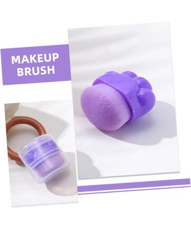 FOMIYES Cat Claw Foundation Brush Makeup Brush Blush Brush Portable Foundation Brush Portable Concealer Brush Foundation Applicator Brush Cat Paw Plastic No Trace Purple Travel - Buy Online on SooperMarket.com