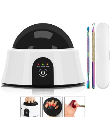 Upgraded Gel Nail Steamer & Polish Remover Machine with Cuticle Tools - Fast & Easy Removal - Buy Online on SooperMarket.com