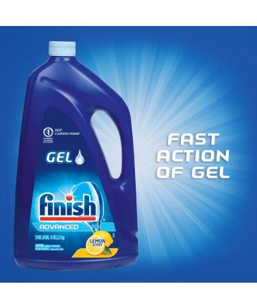 Finish Lemon Scent Dishwasher Detergent Gel Liquid 75oz - Buy Online on SooperMarket.com