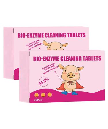 Multi-functional Bio-enzyme Cleaning Tablets Bio Enzyme Explosive Salt Bio-enzyme Cleaning Tablets Cleaning Agents for Clothes Shoes and Curtains Washing Tablets for Clothes