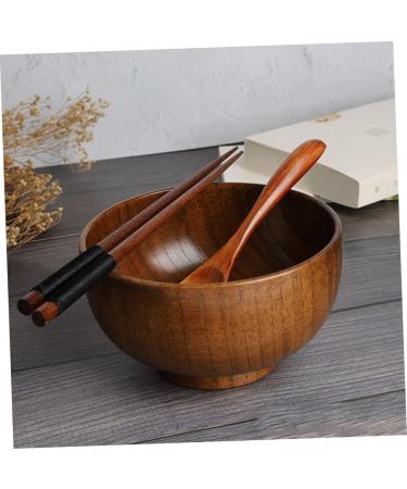 ABOOFAN 3 Pcs Salad Bowl Wood Decor Dessert Containers Snack Containers Storage Holder High Capacity Japan As Shownx3pcs 12x12x6.7cmx3pcs - Buy Online on SooperMarket.com