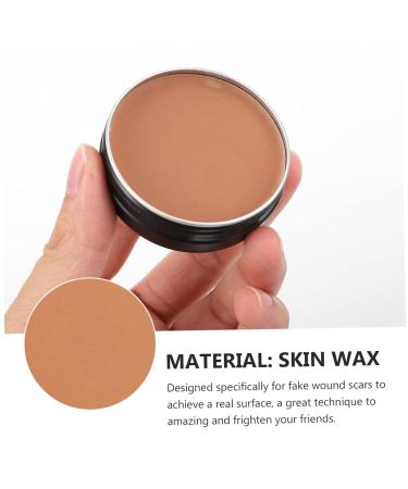 NOLITOY 1pc Makeup Wax - Safe Skin Wax for Halloween Makeup Fake Scabs Wounds & Scars | 6x2cm Modeling Wax Tool - Buy Online on SooperMarket.com