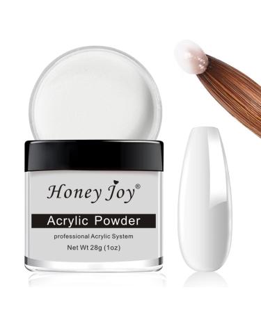28g/box Acrylic Powder Professional Clear Acrylic Powder For Nails French Manicure Powder for Nail Extension Acrylic Nail System HJ-NAP016 (Clear)