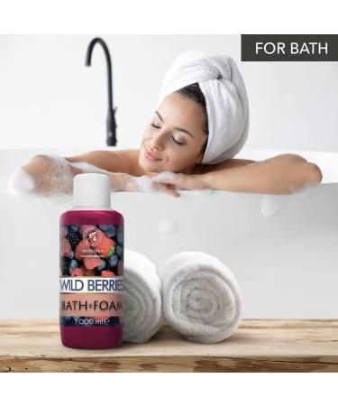 Wild Berries Bath Foam 34 Fl Oz - Relaxing Aromatherapy for Spa & Wellness | Luxury Bubble Baths for Good Sleep & Body Care - Buy Online on SooperMarket.com