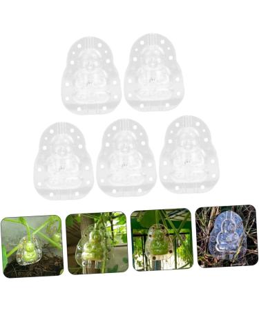 Kisangel 5pcs Vegetable Mold Ginseng Melon Shaping Multi-Function Fruit Mold Gourd Shaper - Buy Online on SooperMarket.com
