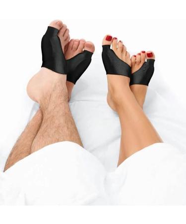 Bunion Corrector Sleeve & Toe Separator Brace Socks for Women - Black (S 35-39yd) | Breathable & Stretchy Design - Buy Online on SooperMarket.com