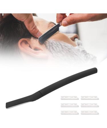 Metal Eye Brewing Trimmer - Stainless Steel Manual Eyebrow & Facial Hair Remover | Unisex Multi-Purpose Tool with 6 One-Way Blades - Buy Online on SooperMarket.com
