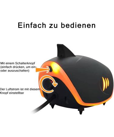 Fedour 4W Quiet Aquarium Air Pump - Dual Output Oxygen Pump for 50-700L Fish Tanks with LED Decor & All Accessories - Buy Online on SooperMarket.com