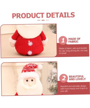 ABOOFAN 5pcs Christmas Bag Candy Bags Snowman Candy Pouch Burlap Bags Bags Apple Bag Elder Redx5pcs 24X19X1CMx5pcs - Buy Online on SooperMarket.com